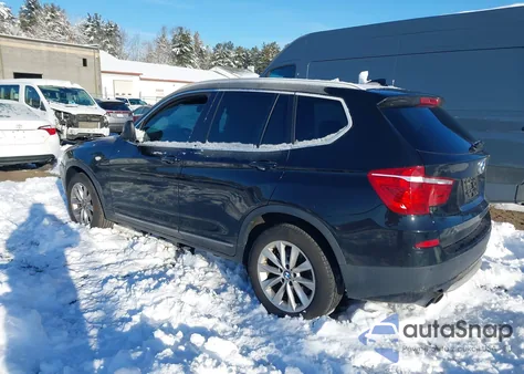 2013 BMW X3 xDrive28I z USA, uszkodzony, nr VIN 5UXWX9C52D0D01104